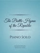 The Battle Hymn of the Republic piano sheet music cover